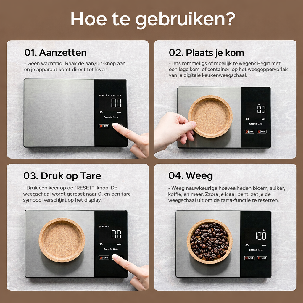 Robi LP1 Keukenweegschaal
