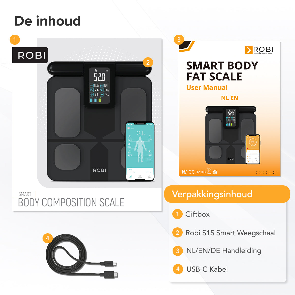 Robi S15 Personenweegschaal – Robistore