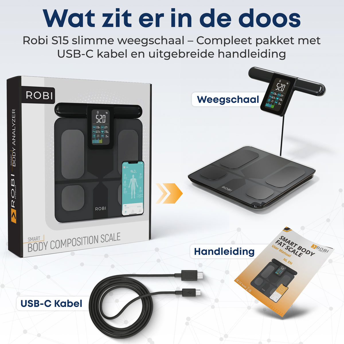 Robi S15 Personenweegschaal – Robistore