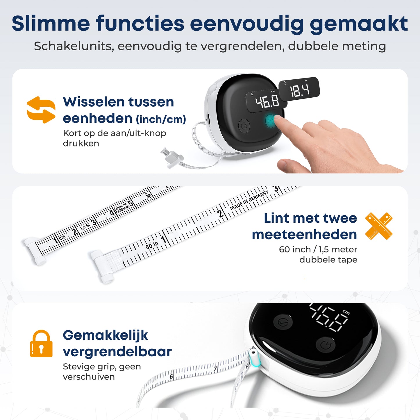 Robi Smart Meetlint - 150 cm